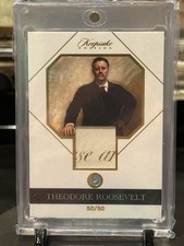2023 POTP Keepsake Edition #26 Theodore Roosevelt Blue Topaz Gem Relic #50/50 picture