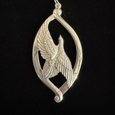 Sterling Silver 1974 Wallace Silversmiths Annual Medallion Ornament 3.2