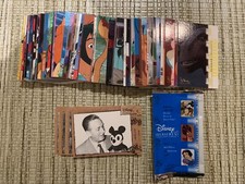 2003 DISNEY TREASURES SERIES 1 SET OF 89 CARDS PLUS 10 WALT DISNEY RETPOSPECTIVE picture