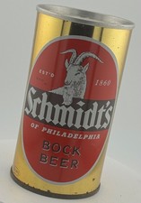 Schmidt's of Philadelphia Bock beer can picture