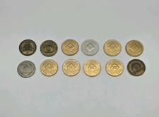 (18) Vintage Narcotics Anonymous Medallions Medal Coin Tokens. picture