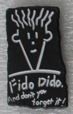 1985 SEVEN UP / 7 UP FIDO DIDO Lapel Pin 3 x 1.75 cm (1.2