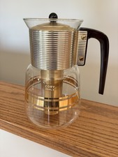 Vintage CORY DGPL-3 Glass with gold trim Coffee Brewer Maker  picture