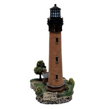 Harbour Lights Currituck, NC Lighthouse Figurine GLOW HL#436 Vintage 2001 Gift picture