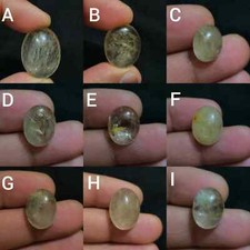 Ultimate A+ Golden Rutiled Cabochon Oval Shape Loose Gemstone Jewelry For Making picture