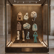 Pharaonic Artifacts Collection Ancient Egyptian Heritage Art picture