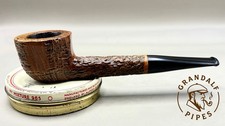 Charatan’s Make Free Hand Relief Lane Era Long Shank Panel Pot Estate Pipe picture