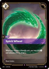 Spirit Wheel SFD 144/221 Foil Rare Spiritforged Riftbound League of Legends picture