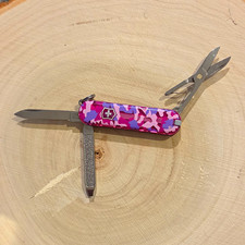 Victorinox Classic SD Swiss Army Knife Pink Camo Limited Edition  picture