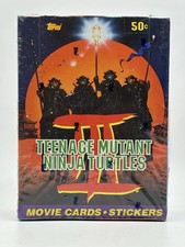 1992 Topps Teenage Mutant Ninja Turtles TMNT III Movie Wax Box Factory Sealed picture