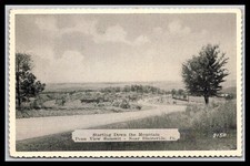 Starting Down the Mountain Penn View Summit Near Blairsville PA Old Postcard G06 picture