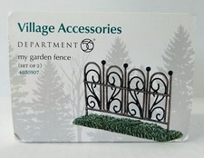 Dept 56 Christmas Village Accessories My Garden Fence #4030907 picture