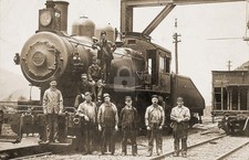 c1911 PRR PA Pennsylvania Railroad Train Workers RPPC Photo Postcard COPY picture