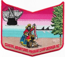X7 Croatan Lodge 117 1998 NOAC Delegate Chevron Boy Scouts of America BSA picture