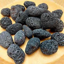 5PCS Raw Lava Stone Volcanic Rock Healing Crystal Rough Specimen DIY Decor Gift picture