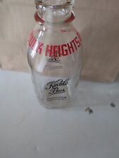 VTG Kudile Bros. Hasbrouck Heights NJ Glass Dairy Milk Bottle 1 Quart RARE picture
