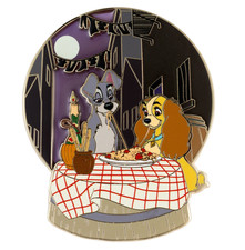 PRESALE Pink A La Mode Lady and the Tramp Bella Notte Jumbo Pin LE 500 picture