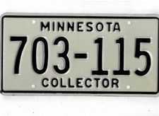 MINNESOTA license plate 