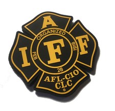 Black and Gold IAFF Firefighter Paramedic UNION 3.5
