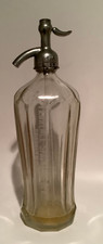 Vintage Fluted Seltzer Bottle: Florence Sparkling Beverage, Brooklyn NY picture
