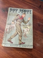 1962 Boy Scout Handbook 6th Edition 4th Printing Norman Rockwell BSA Vintage picture