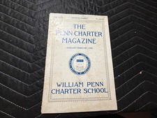 Vintage Penn Charter Magazine 1925 picture