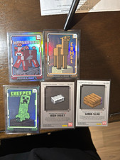 Panini Minecraft Crafting Chronicles 2024 5-Card Lot #7 #14 #32 #124 #135 picture