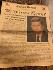 Chicago Tribune Monday September 28 1961 The Warren Report Newspaper Vintage picture