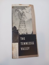 c1940s TVA Tennessee Valley Authority Brochure Map Dams Power History picture