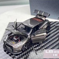 【HG64】1/64 Nissan R35 LBWK (Electroplated Pearl Gray) picture