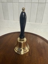 Vintage Brass Hand Bell 8