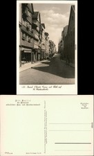 Postcard Kassel Cassel Oberste Gasse - shops 1929 picture