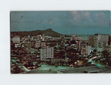 Postcard Spectacular View From Revolving Restaurant At Honolulu Hawaii picture