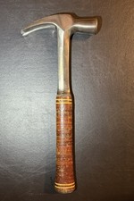 Vintage Estwing 28 Oz Framing Hammer Stacked Leather Rockford, Ill Era Rip Claw picture
