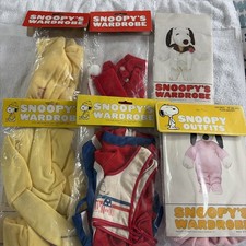 Vintage Snoopy Peanuts Wardrobe Items Lot Of 6 picture