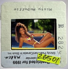 C7385 MISTY MCDUFFLE ©1996 RARE MOVIE MAINSTREAM MODEL & ACTRESS  35MM SLIDE picture
