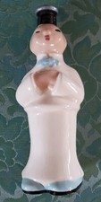 Vintage Figural Porcelain Laundry Sprinkler bottle, Clementon,  Asian Man picture