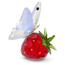 Swarovski Crystal Idyllia Butterfly and Strawberry Figurine Decoration 5666846 picture