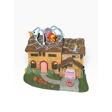 Vintage RARE Simpsons Hawthorne Village Halloween Family Home ~Missing Pieces~ picture