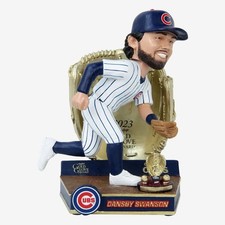 Dansby Swanson Chicago Cubs 2023 Gold Glove Bobblehead MLB Baseball picture