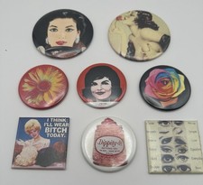 Set Of 8 Vintage Unique Magnets “Beauties” Custom Made 3” 2” Sizes picture