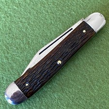 Old Vintage Utica Fancy Stockman Folding Pocket Knife  picture