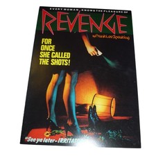 Rare 1980s Pop Art Greeting Card Revenge Frank Lee Speaking Karl Stoecker picture