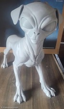 Alien Dog Figurine 3D Printed picture