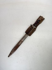 WWII Czechoslovakia Czech Short Sword + Scabbard CSZ /X Knife Soviet Used picture