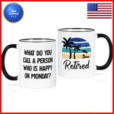 YHRJWN Retirement Gifts Men Women, Retirement Gift Woman, Retired Mug, Funny picture