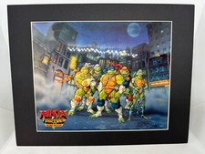 Rare 1998 Unreleased Teenage Mutant Ninja Turtles Lithograph Print Prototype picture