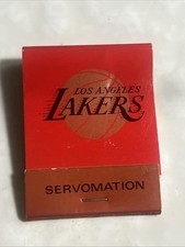 Vintage LOS ANGELES LAKERS/ KINGS SERVOMATION ADVERTISING SERVOMATION MATCHBOOK picture