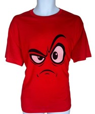 Funny Stink Eye Graphic Red Short Sleeve T-Shirt picture