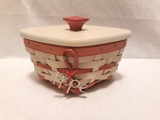 Longaberger 2012 Breast Cancer/Horizon of Hope Basket Diamond Am Cancer Society picture